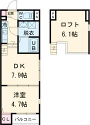 ハーモニーテラス深草東伊達町Ⅱの間取り画像