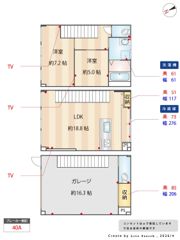 ベリッシモ大野城の間取り画像
