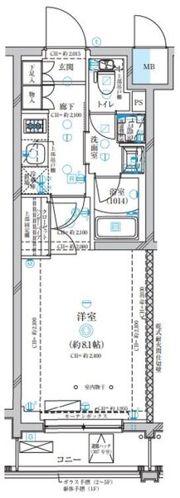 ディアレイシャス下高井戸の間取り画像