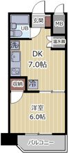 エステート五ツ橋の間取り画像