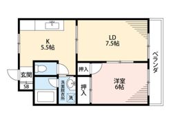 チェリーハイツ石川の間取り画像