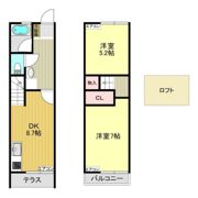 MTメゾネット 3号棟の間取り画像