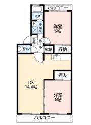ロイヤルグリーン八千代4号棟の間取り画像