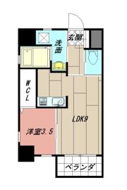 アベニュー小倉ウエストの間取り画像