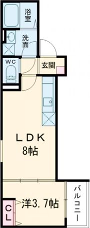 D porta bijouの間取り画像