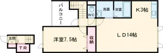 フェルメール神楽の間取り画像