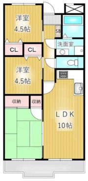 メゾンドフジの間取り画像