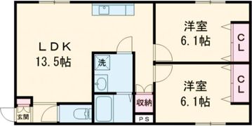 Chouette copainの間取り画像