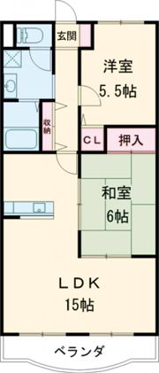 サニーコートの間取り画像