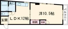 マンション芝の間取り画像