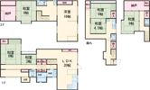 上野忍町戸建の間取り画像