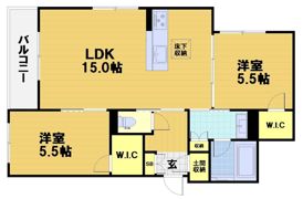 シャーメゾン桜小径の間取り画像