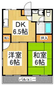 ドリームパレスの間取り画像
