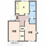 ホワイティハイツC棟の間取り画像