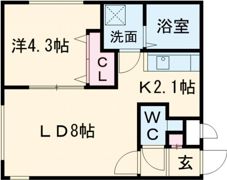 レーヴィア千歳の間取り画像
