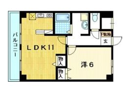 パストラーレ城南の間取り画像
