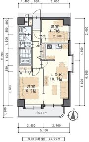 ベルメゾン新田東の間取り画像
