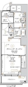 ガリシア森下Ⅵの間取り画像