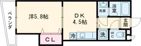エンジェルコート白川の間取り画像