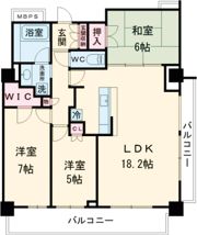 ライオンズタワー相模原ステーショングランデの間取り画像