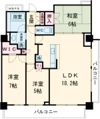 ライオンズタワー相模原ステーショングランデの間取り画像