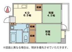 セゾン片野公園前の間取り画像