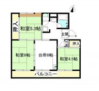 ラ・ビスタ太閤山304の間取り画像
