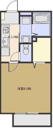 日新花崎ビレッジ Cの間取り画像