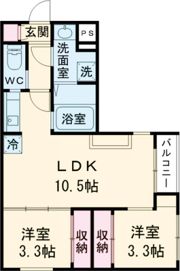 Tidy田代の間取り画像