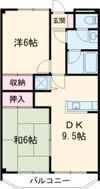 ロワール市川の間取り画像