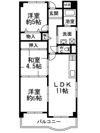 フローラル岸和田の間取り画像