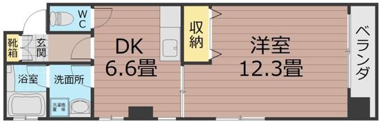 サンフェイス甲突の間取り画像