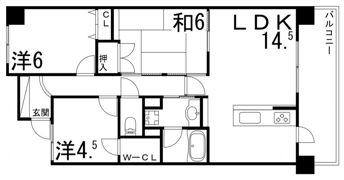 アゴラオーキッド富永の間取り画像
