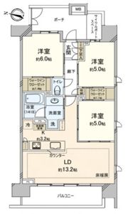パークホームズ川口ザレジデンスの間取り画像
