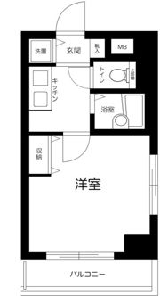 セントパレス本蓮沼の間取り画像