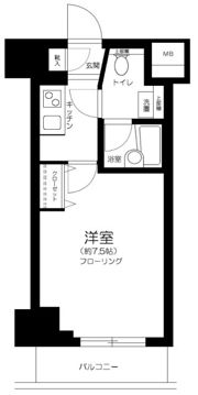 フェニックス横濱関内BAY GAIAの間取り画像