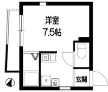 サンライズ・カーサ南大塚の間取り画像