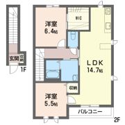 ソレイユAの間取り画像
