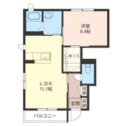 サンコウ高野 Aの間取り画像