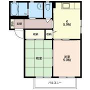 バリュージュ城山四番館の間取り画像