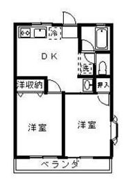 シティハイム八幡Ⅱの間取り画像