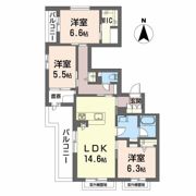 メゾンウエストリバーの間取り画像