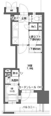 アクタス博多Vタワーの間取り画像