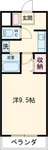 知立牛田エンブルコートの間取り画像