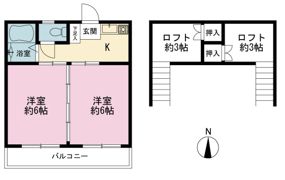 サンライフ二日市の間取り画像