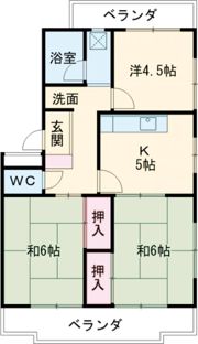 サンシティ小池の間取り画像