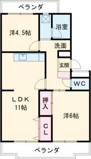 サンシティ小池の間取り画像