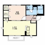 フォーレスしののいの間取り画像