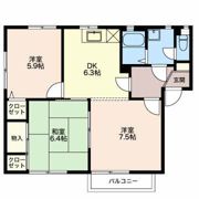 アーバングレイス Cの間取り画像