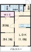 SANAEマンションの間取り画像